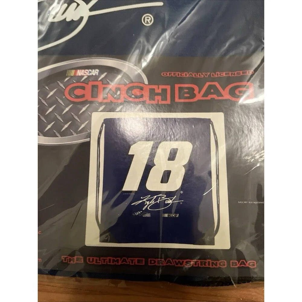 Nascar Kyle Busch #18 Drawstring Cinch Bag 18